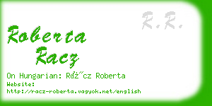 roberta racz business card